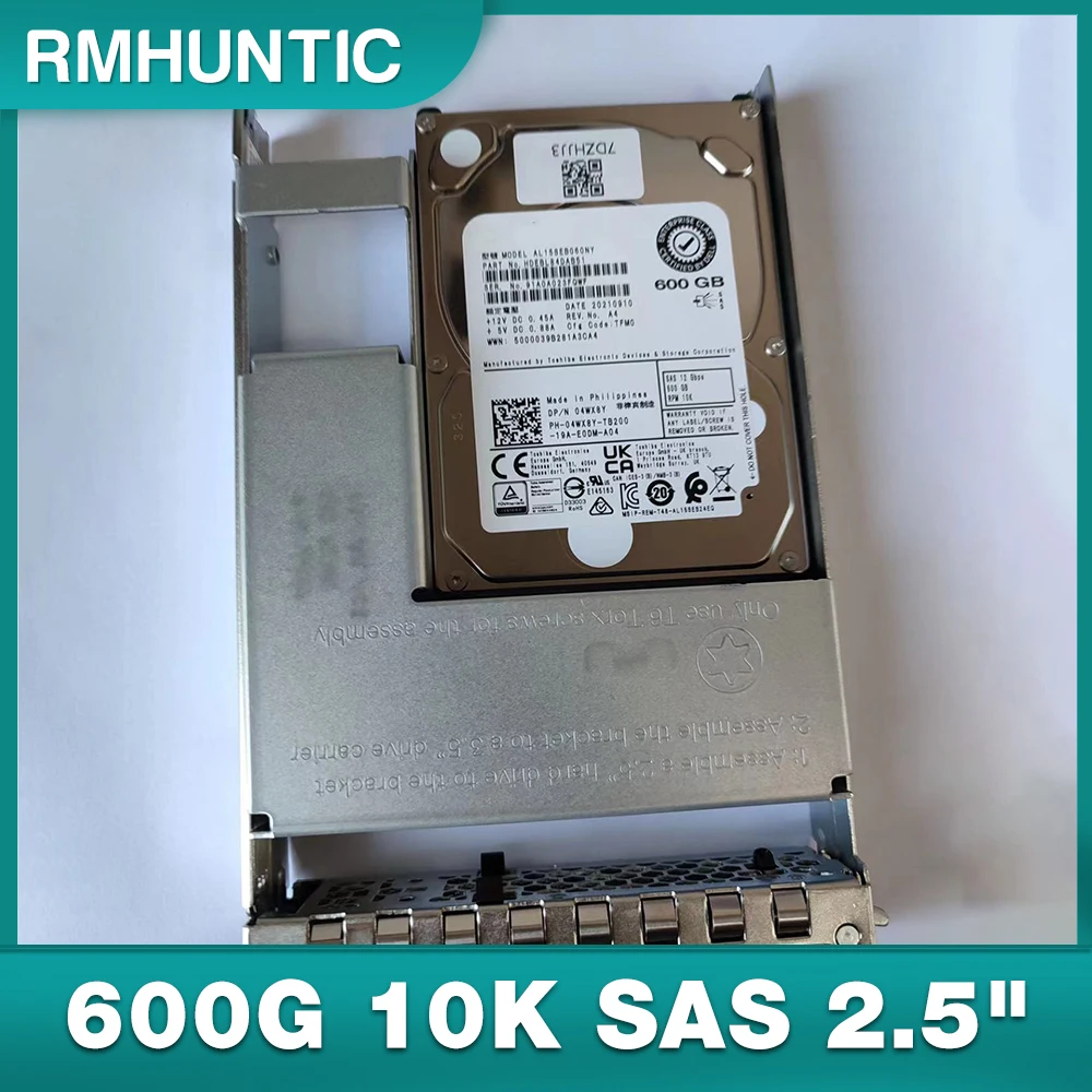 dell 10k 12g 2.5 Hdd para o disco rígido do servidor r630 r730 al15seb060ny 4wx8y 600g ...