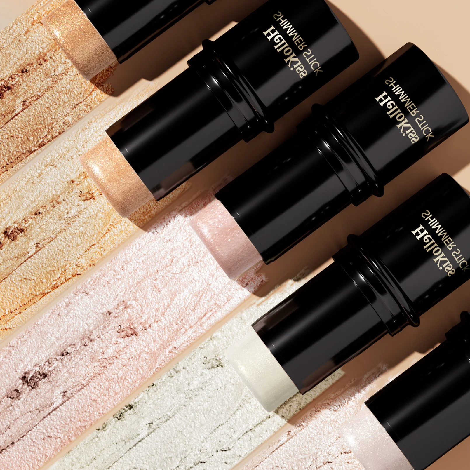 15 Color Waterproof Shimmer Face Bronzer Highlighters Glitter Corrector Contour Illuminator Stick Creamy Blush Makeup Cosmetics