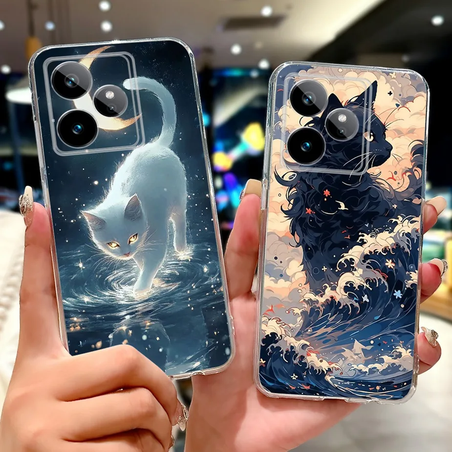 Luxury Painted Soft Silicone Phone Case - Stylish Protective Cover and s Bag