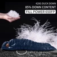 Naturehike Snowbird 7 Sleeping Bag Mummy Duck Down Ultralight Camping Winter Warm Sleeping Bag 2