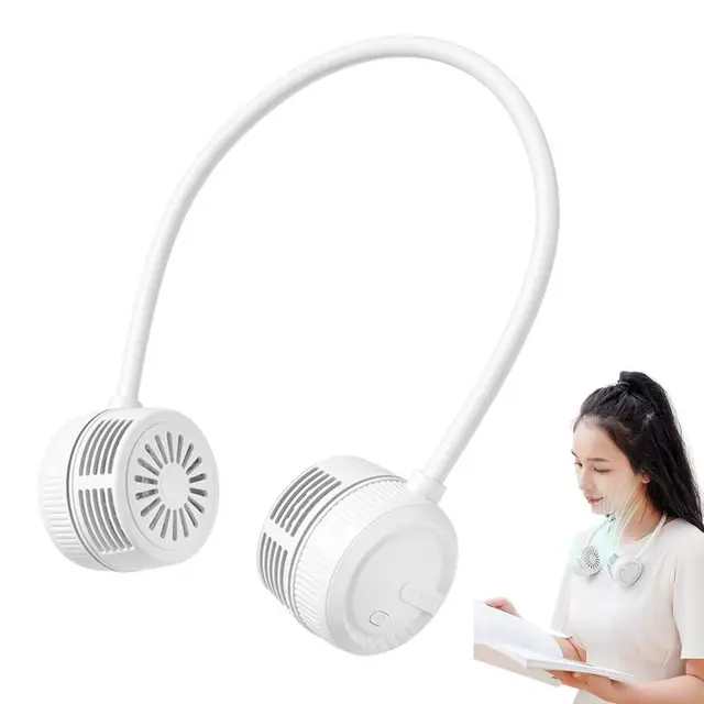 Nyaki Ventilátor 360 Hűtő Pengék Ventilátorok 3 Sebességes Nyakhűtő Usb Újratölthető Alacsony Zaj