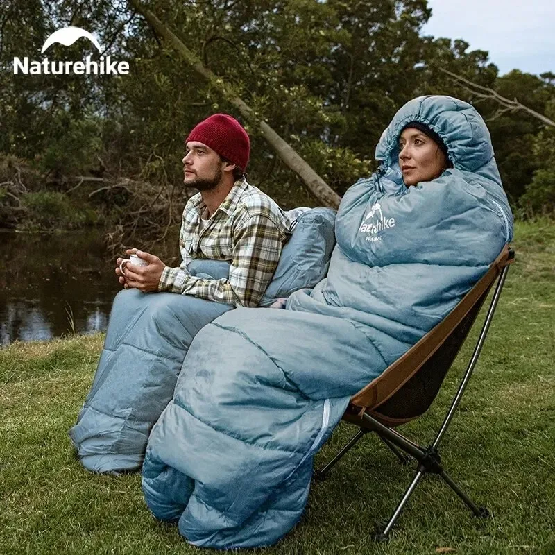 

Naturehike Camp Sleeping Bag Ultralight Waterproof Splicable Double Sleeping Quilt Outdoor Winter Warm Envelope Sleeping Bags