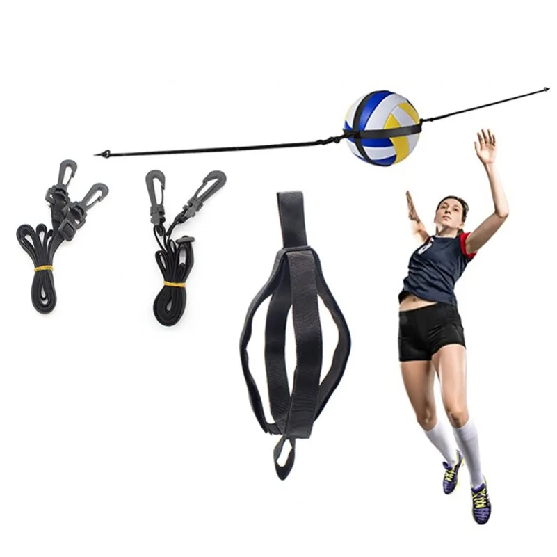 Description Picture 3 of itemAdjustable Volleyball Training Equipment Aid Volleyball Trainer Elastic Belt for Beginners Setting Improves Serving Playing