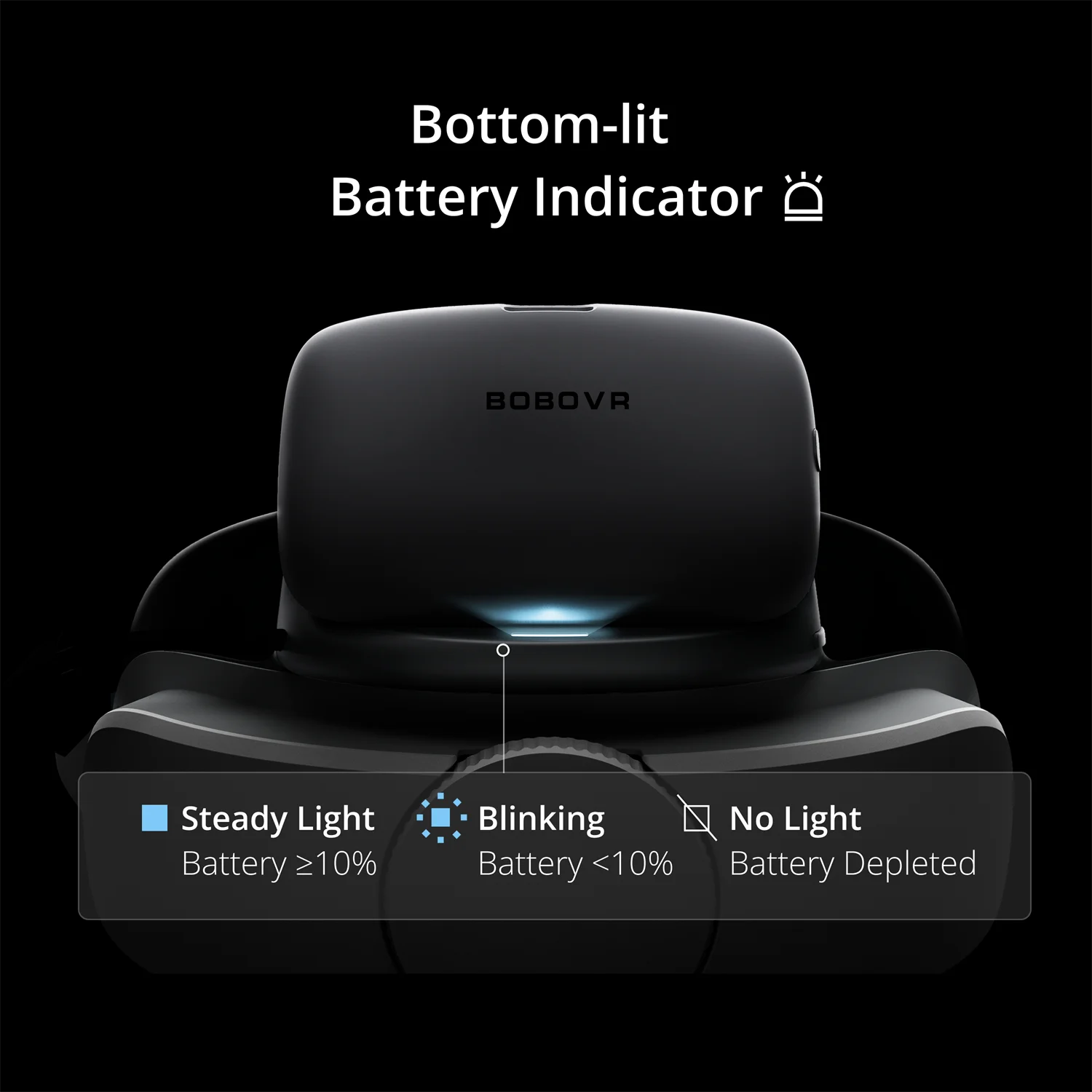 BOBOVR P4U 10000mAh バッテリーストラップ PICO 4 Ultra および PICO