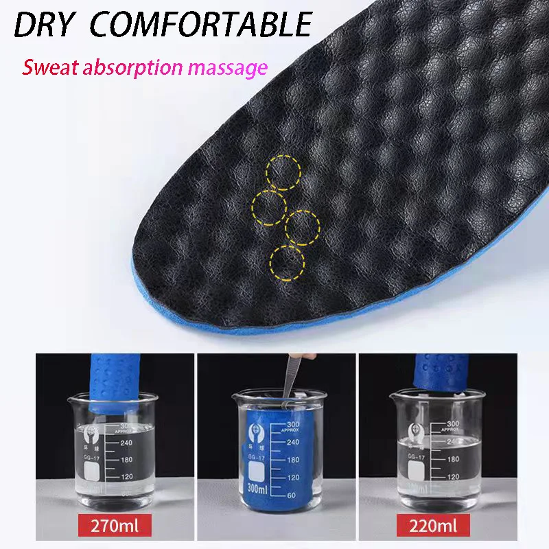 Semelles intérieures en mousse de cuir pour chaussures hommes femmes semelle intérieure en peau de vache respirant désodorisation coussinet de chaussure Absorption des chocs semelle de course_voghion.com