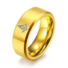 European And American Freemasonry Tungsten Steel Ring For Men, Niche Personality Brotherhood Hand Jewelry Rings 2