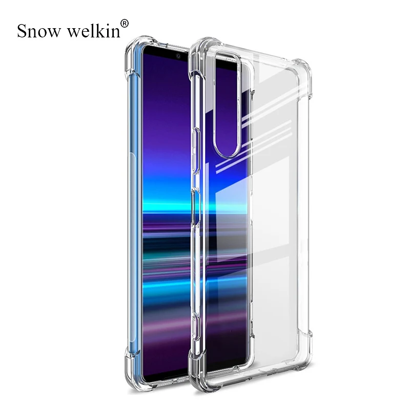 Per Xperia X Xz Xzs Xzr Airbag Buffer Custodia Protettiva Completa Per Sony Xperia Xz1 Xz2 Xz3 Custodie Compatte Cover Posteriore In Tpu Morbido Trasp