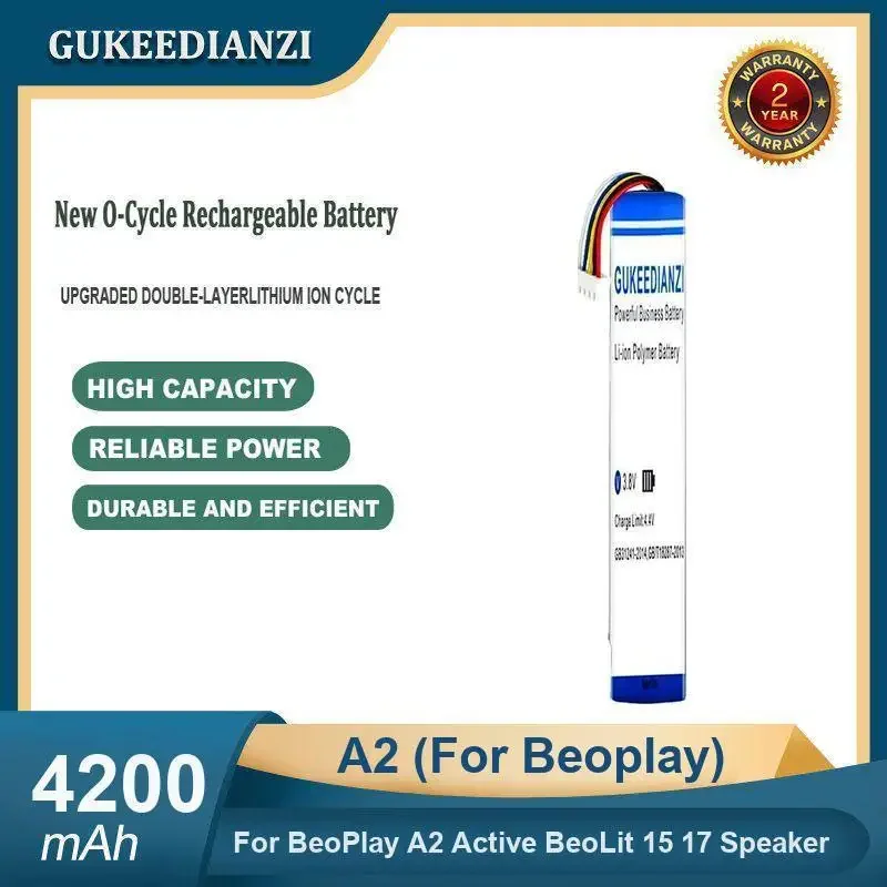 Battery For Bang & Olufsen BeoPlay A2 Active BeoLit 15 17 P2 BO J406 C129D2 Speaker A1 CA18 P6 PA-BO01 E8 TWS ICR18650NH-2S