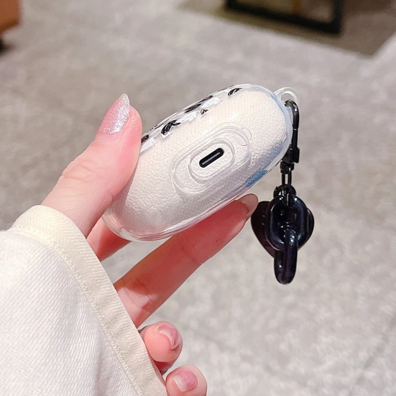 3D Clover Cute Sea World Stars Soft TPU Headphone Cover with Pendant – Shockproof Protective Sleeve
