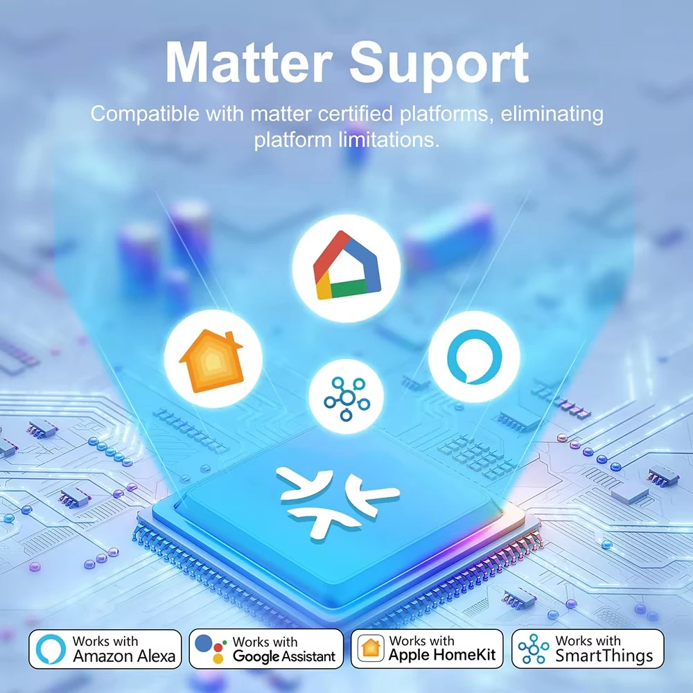 Matter 20A EU 가전 콘센트 미니 스마트 플러그 어댑터 APP 제어는 HomeKit Siri Alexa Google WiFi 스마트 소켓과 함께 작동합니다.