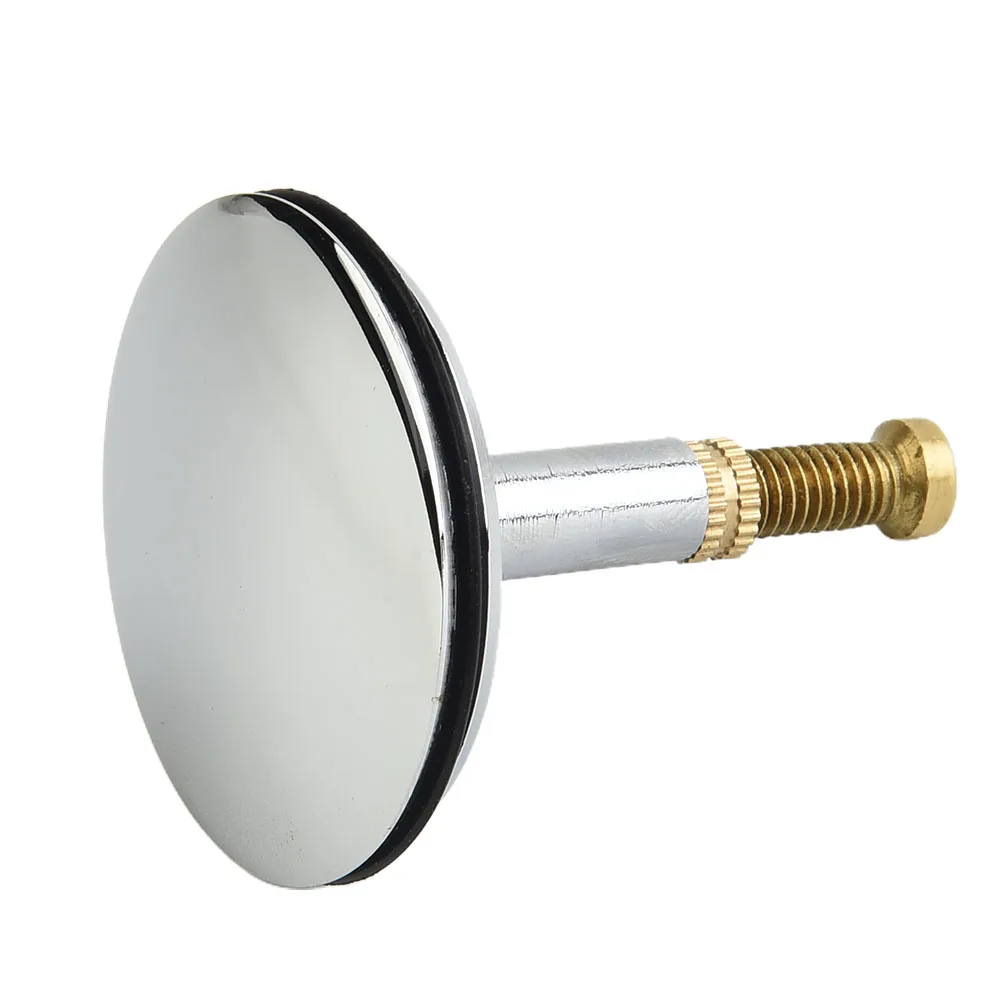 

1PCS Brand New Bathtub Chock Plug Bathtub Chock Plug Chrome Plated Pure Copper Adjustable Bathroom Washing Basin