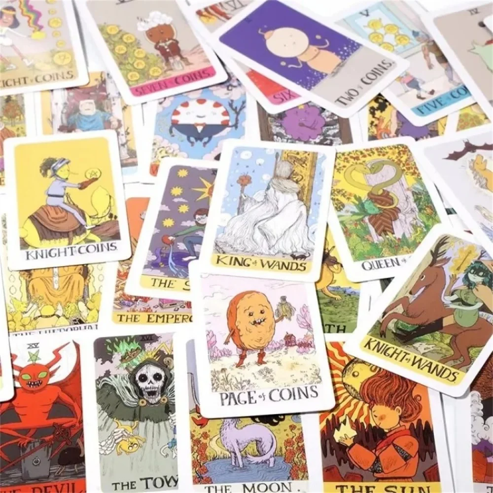 Tarot Cards Deck Classic Tarot Cards Deck with Guidebook 78 Card Divination Game for Fortune Telling for Beginners Enthusiasts