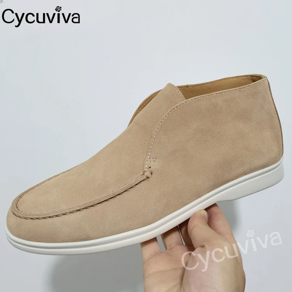 informales planos de ante para hombre y mujer, mocasines sin para caminar, primavera verano, gran oferta, 2022| | - AliExpress