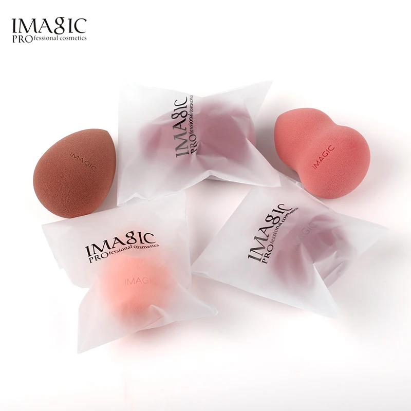 IMAGIC Makeup Sponge Professional Cosmetic Puff For Foundation Concealer Cream Beauty Make Up Soft Water Wholesale 6