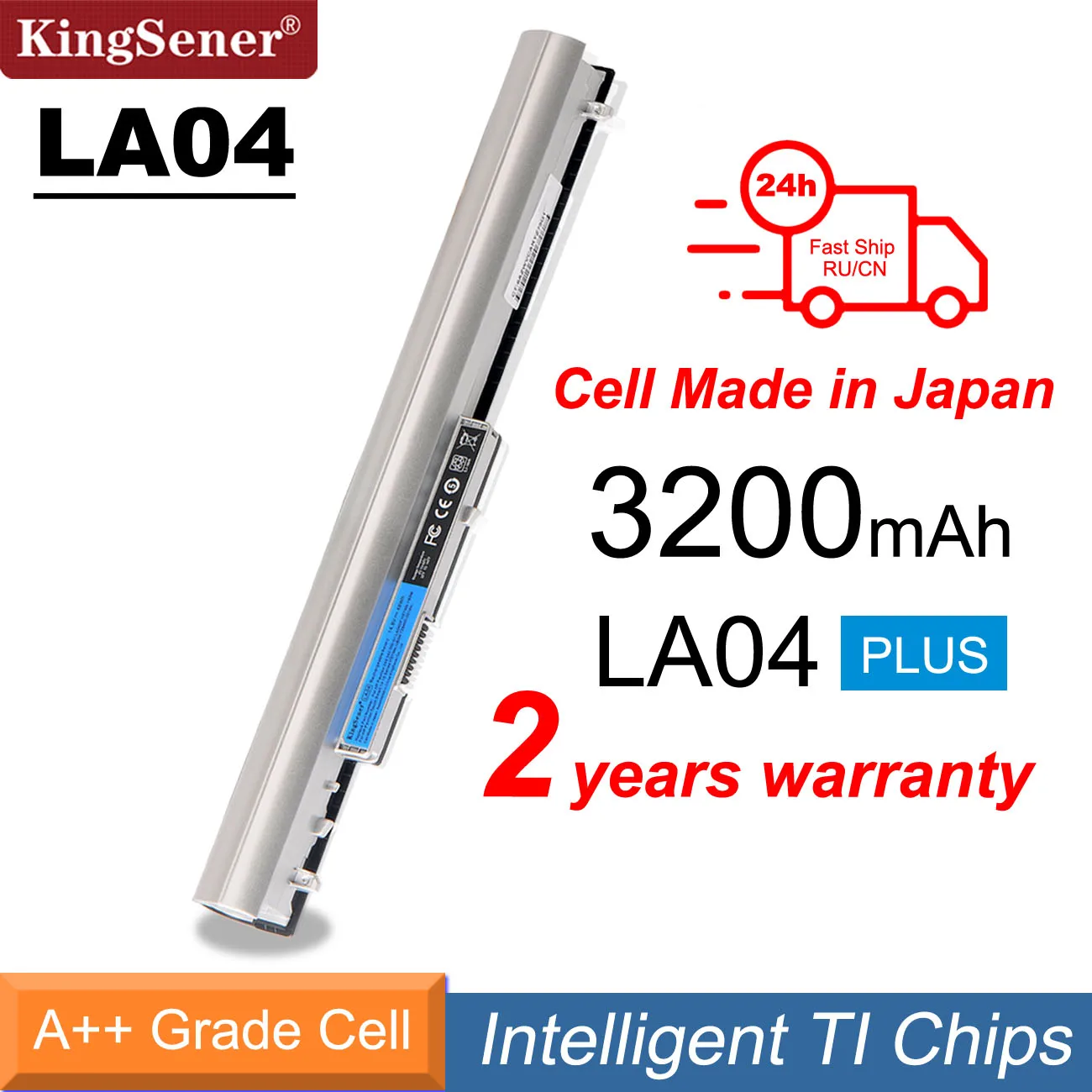 Kingsener-bateria do Portátil para hp Pavilion Touchsmart Notebook pc Series La04 14 15 Hstnn-yb5m Hstnn-ub5n Hstnn-db5m 728460001