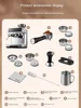 Supor espresso semi-automatic coffee machine home office commercial milk foam grinding a reflection of grinding coffee 220v 3