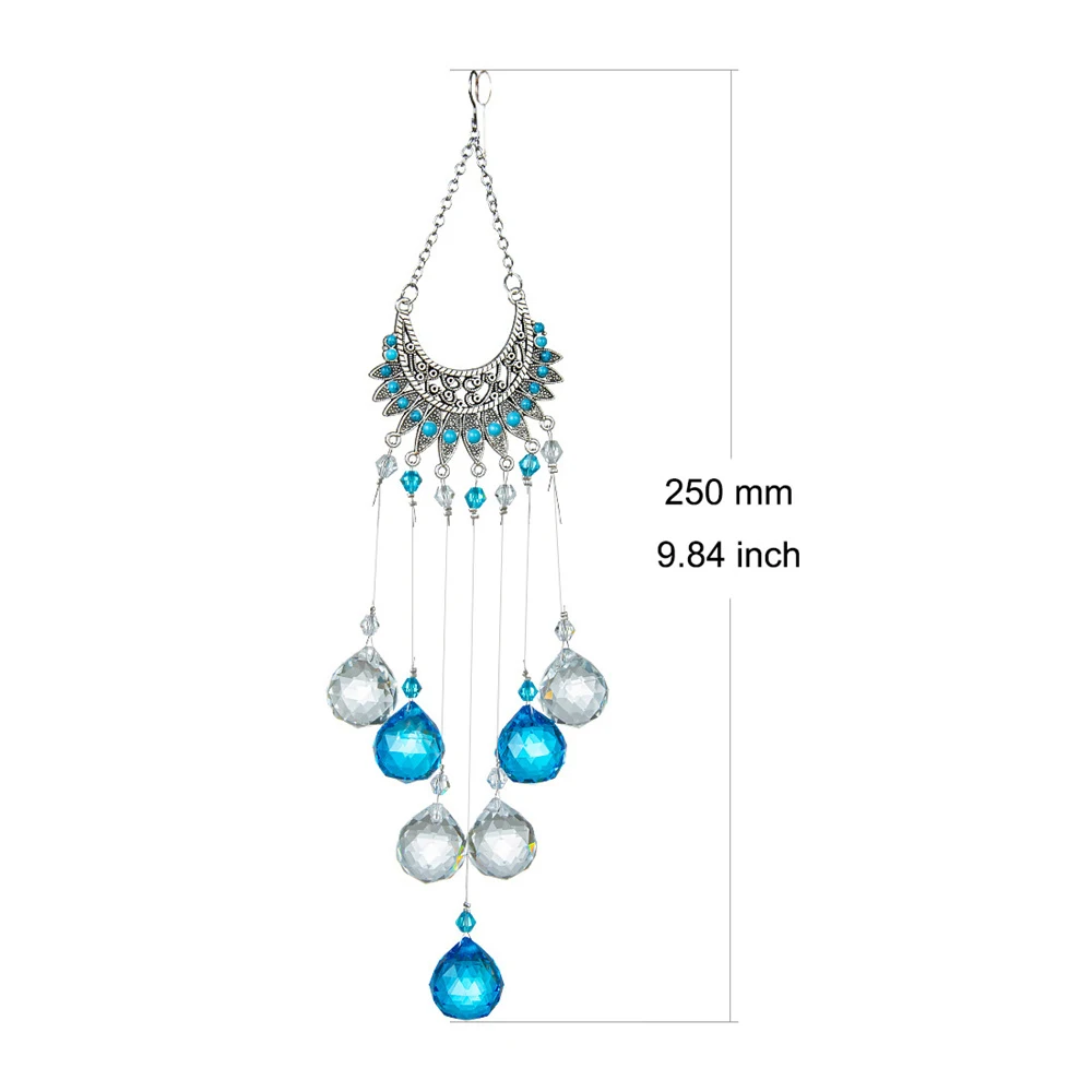 Crystal Crafts Handmade Unique Design Enhance Home Decor Exquisite Craftsmanship Vibrant Colors Handcrafted Crystal Pendant
