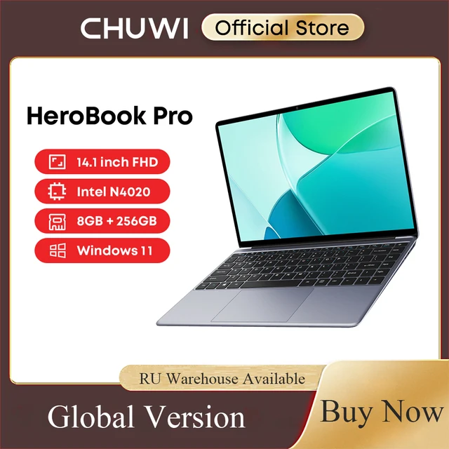 CHUWI HeroBook Pro Laptop: 14.1" FHD