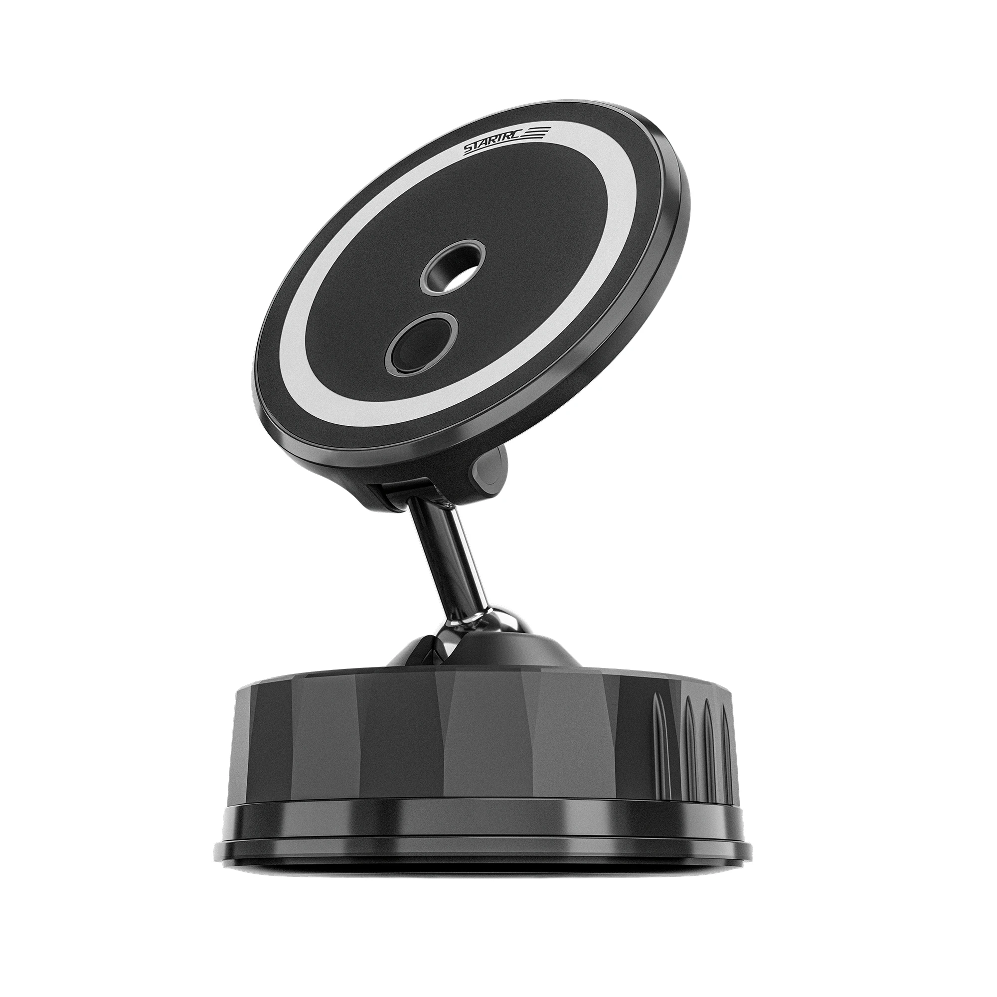 Magnetic Rotatable Phone Holder with Foldable Design and Vacuum Suction