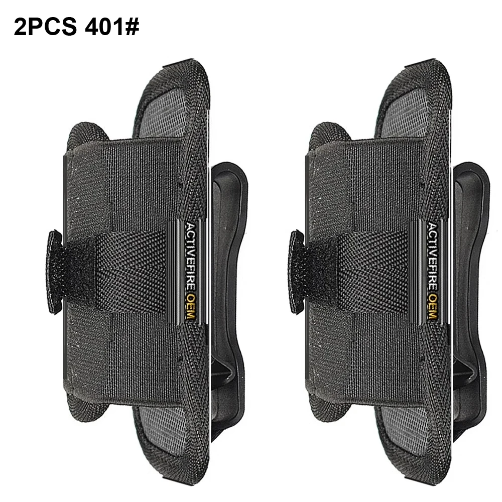 Flashlight Holster Duty Belt Clip Pouch Adjustable Torch Carry Case Nylon Fixing Strap with 360-Degree Rotatable