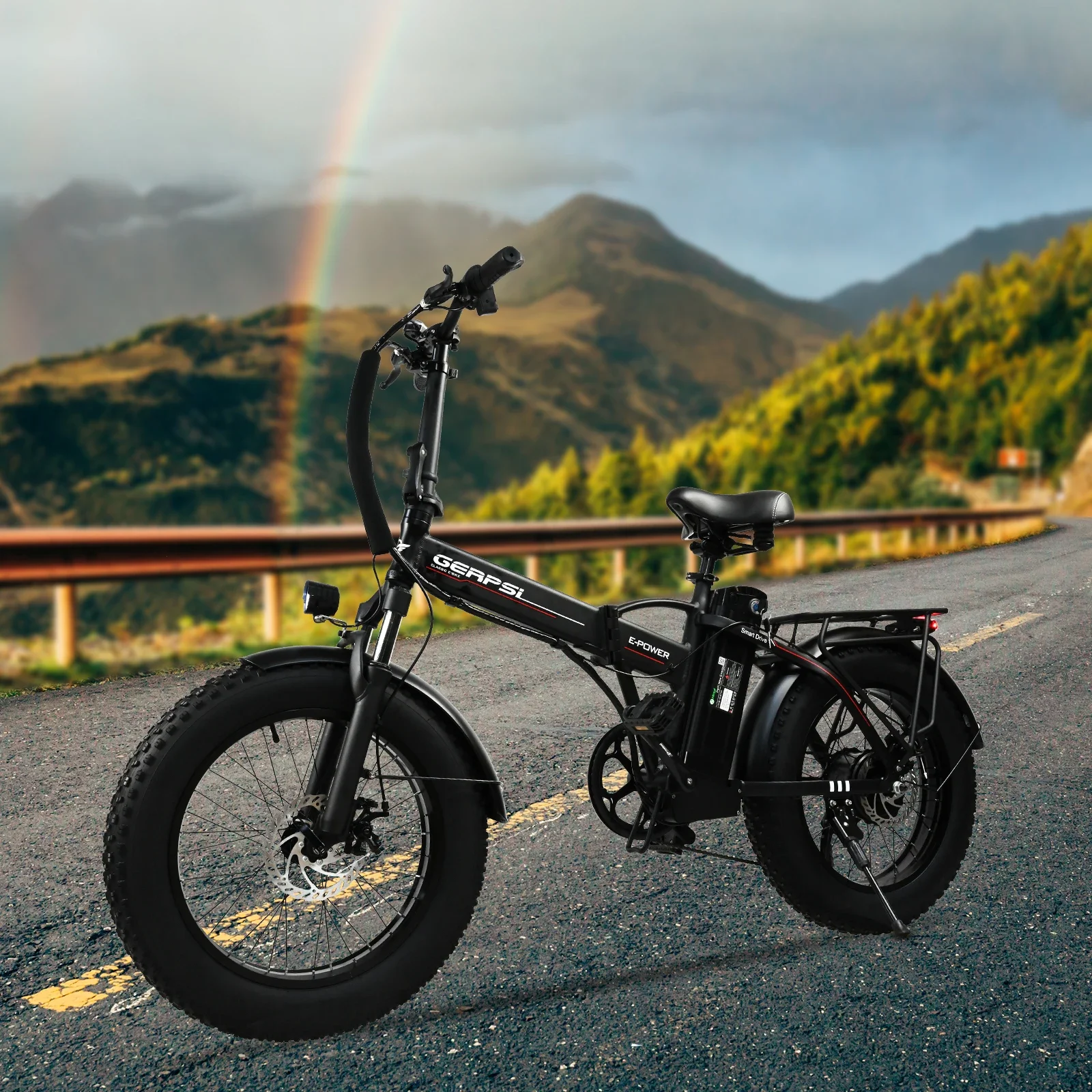 baolujie DZ2002 electric folding bicycle mountain bike 20 inches 48V 14AH outdoor electric bicycle Sb423285ea2374399b46c5b5fa1383ed71