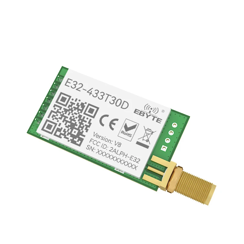 LoRa TXCO 433MHz 1W Module E32-433T30D-V8 LoRa Module Transmitter UART 433T30D Long Range 8km Wireless rf Transceiver for wireless module