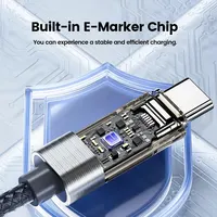 Toocki Type C to Type C Cable 100W Display Fast Charging Charger USB C to USB C Transparent PD Cable For IPhone15 Xiaomi Macbook - Image 4