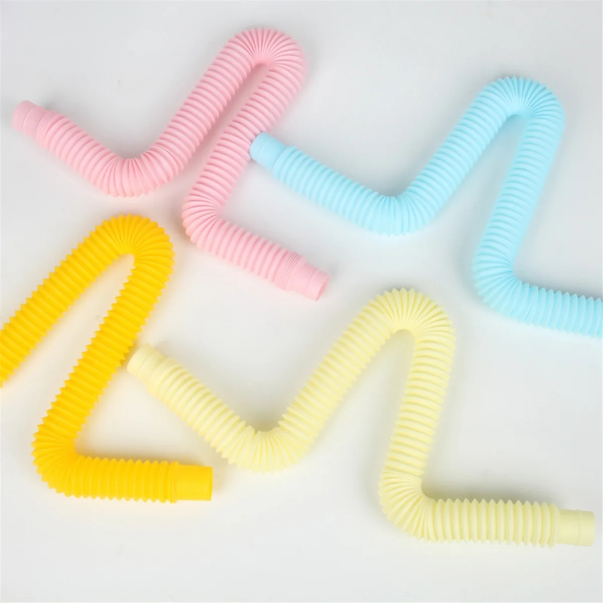 78PCS Pop Tubes Fidget Toys Kids Birthday Party Favors Stress Relief Sensory Toy Toddlers Stretch Tube 4