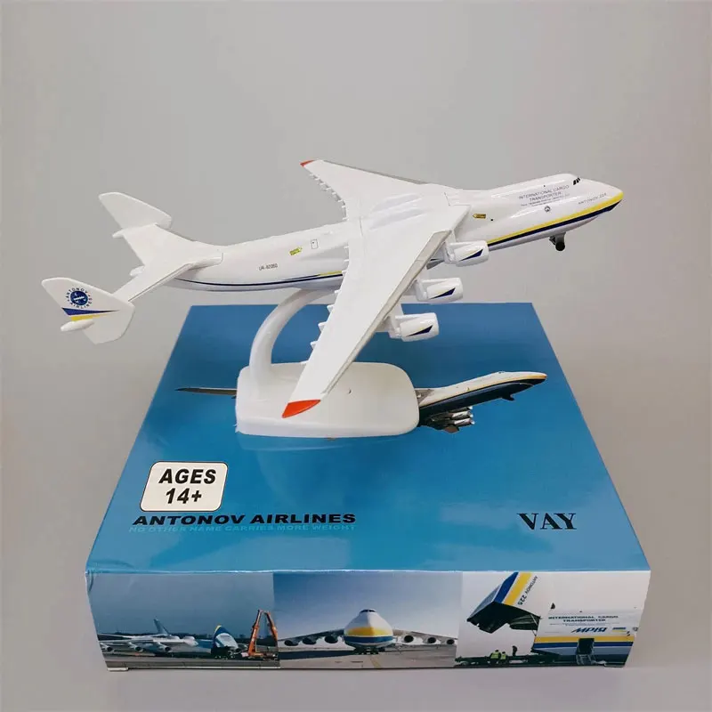 Airplane Model 20CM Diecast Metal Alloy Antonov An-225 1/400 Scale For Collection
