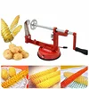 Stainless Steel Sweet Potato Slicer Spiral Cutter - Kitchen Tool 1