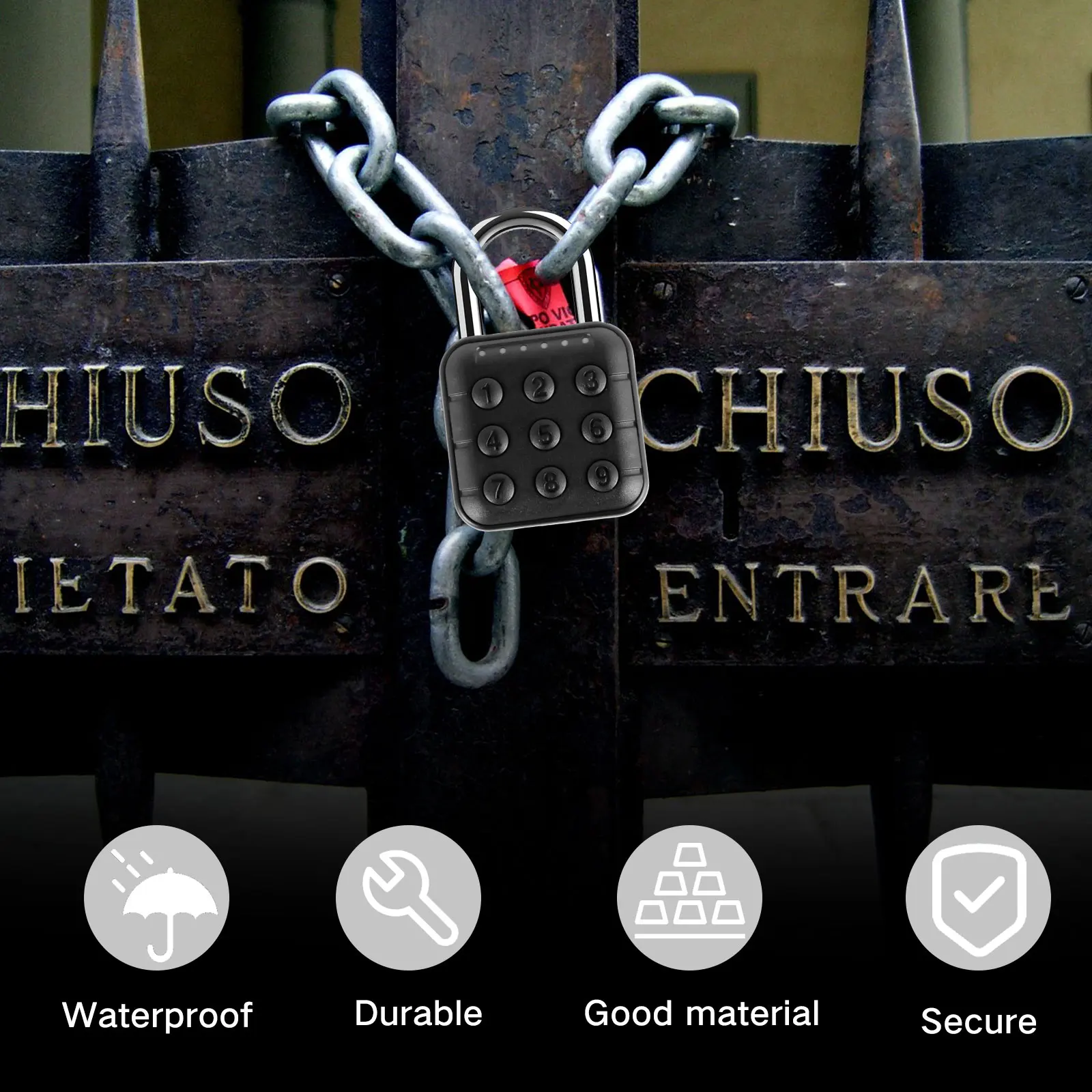 keyless combination locker lock with code cadeado 03