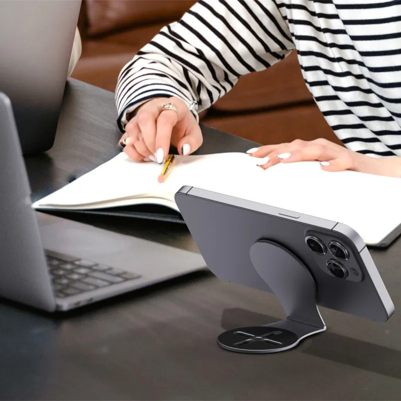 Dual Magnetic Folding Stand Holder for Versatile Use with Floating Mount