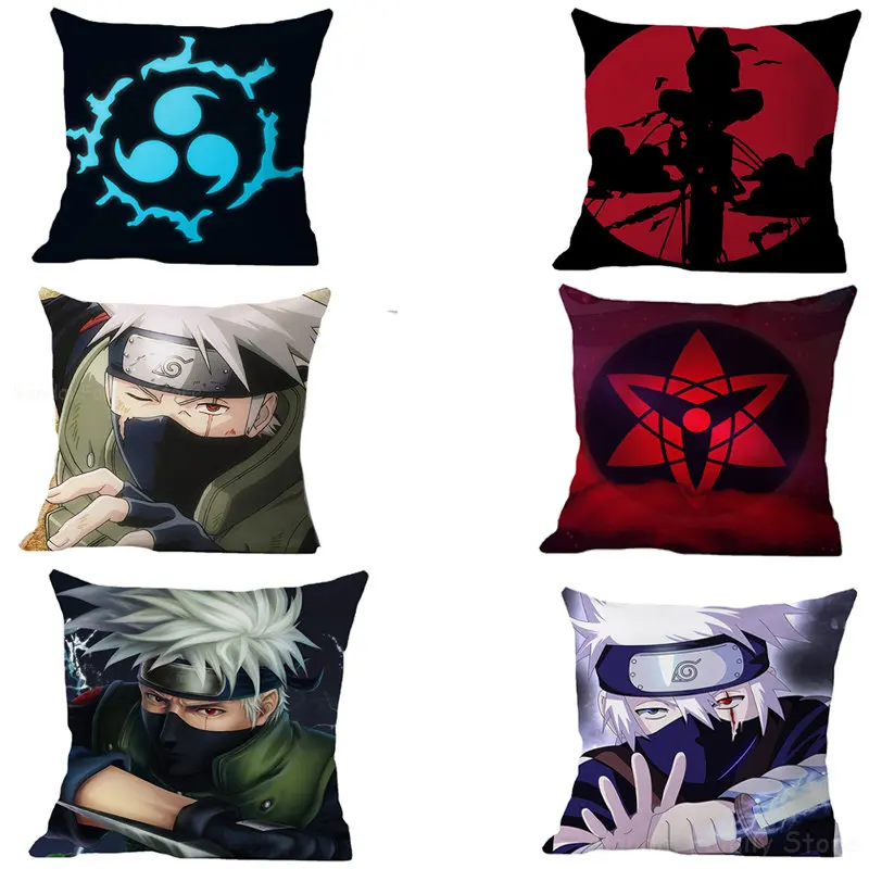 Anime Naruto Pillow Kakashi Pillow Case Bedroom Kissen Itachi Uchiha  Printed Cushion Cover Naruto Figures Oreiller Pillowcase - Price history &  Review, AliExpress Seller - Maiyu Textile Store