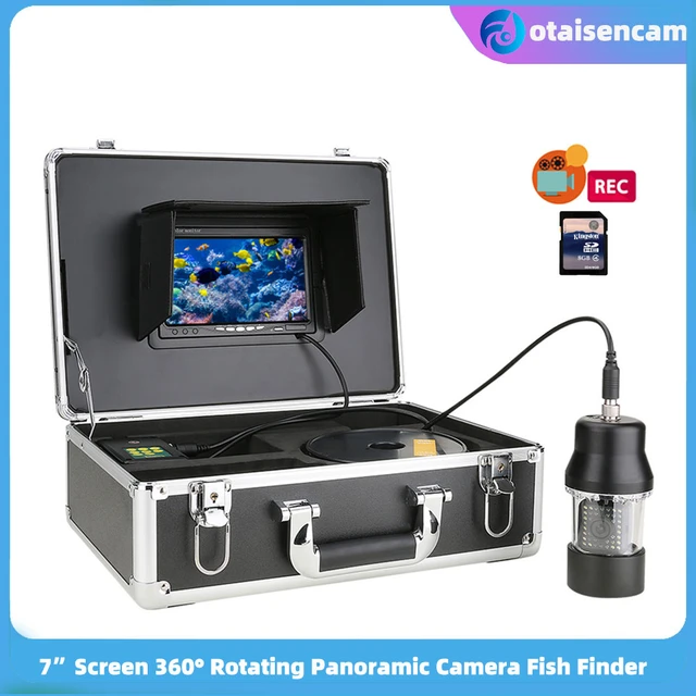 360 Degree rotate Panoramic Underwater Fishing Video Camera Fish