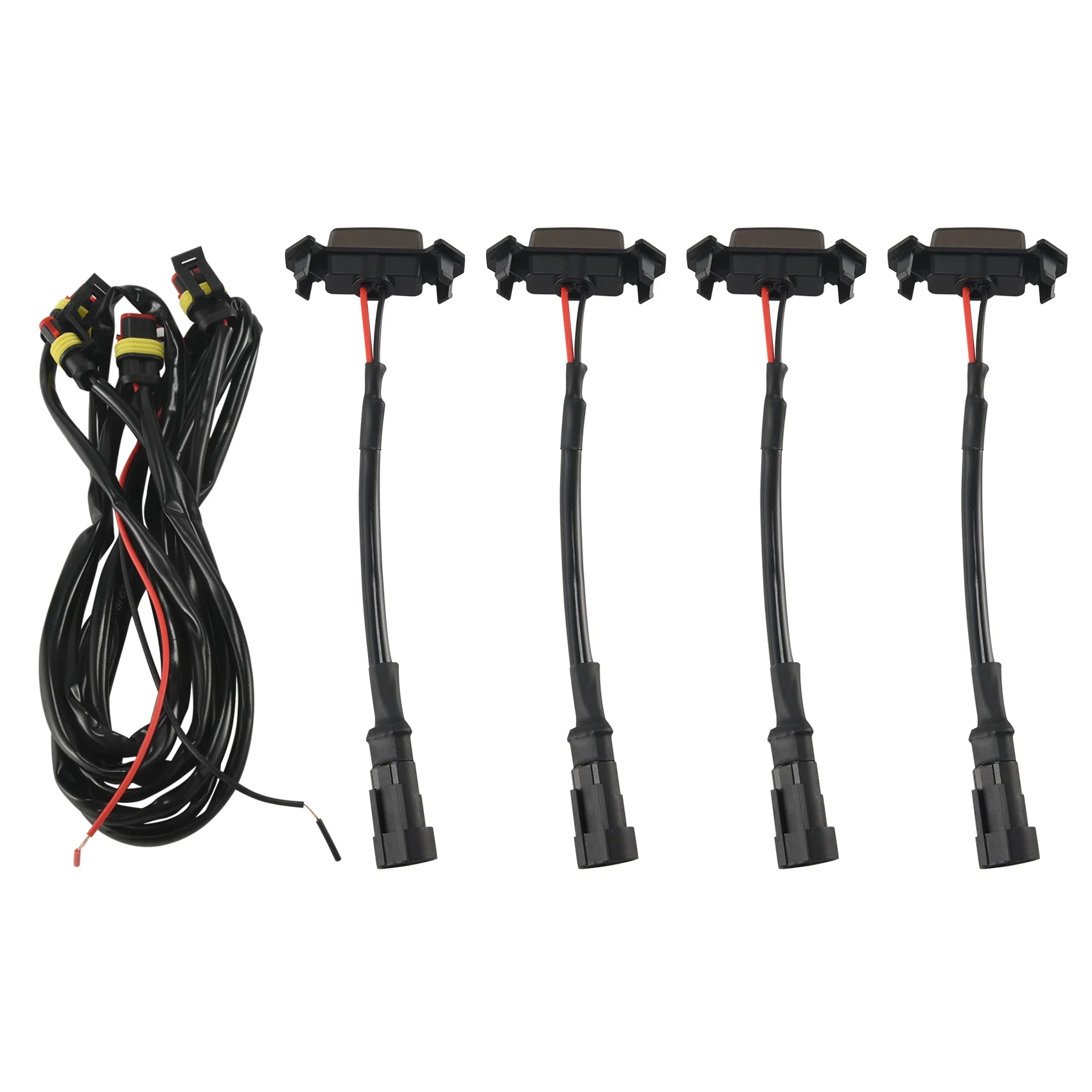 

Дымчатая передняя решетка, янтарный фонарь, комплект для 16-Up Toyota Tacoma W/TRD Pro, гриль