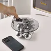 Table Storage Shelf Organizer Storage Tray Decorative Plate Jewelry Tray Key Trays Aromatherapy Plate Dim Sum Dish Snack Plates 3