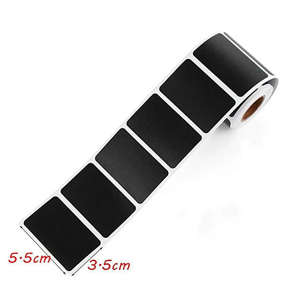 Label Stickers Jars Labels Erasable Chalkboard Label Waterproof Sticker Craft Kitchen Blackboard Sticker Bottles Tag Marker 120pcs/roll
