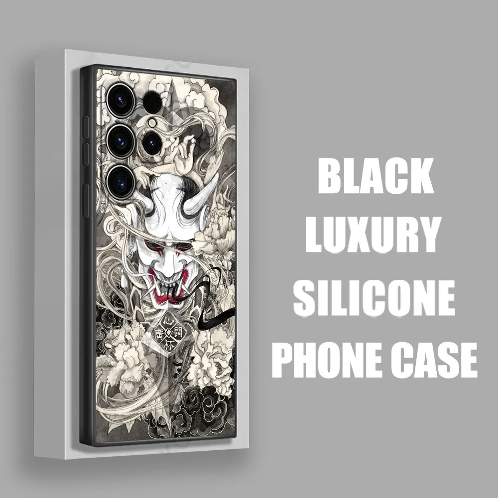 Samurai Hannya Mask Ghost Phone Case Cover