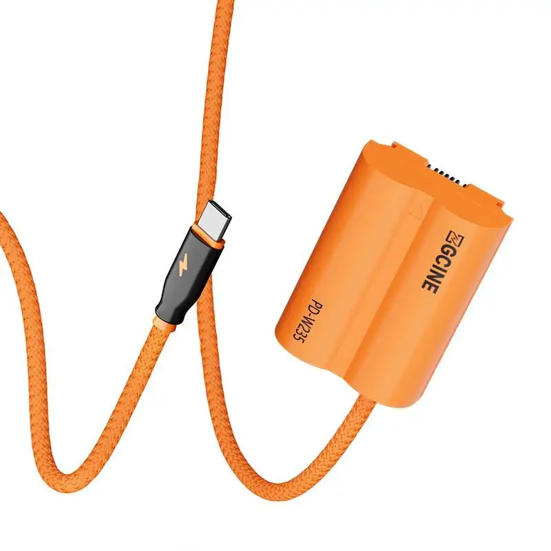 ZGCINE USB-C PD to NP-W235 & D-Tap to NP-W235 더미 배터리 케이블 후지필름 X-T5 X=T4 X-H2 X-H2S X-S20 GFX 100S 100II 50SII용