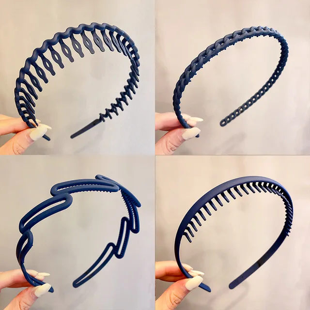 Morandi Color Hair Hoop Female All-Match Press Hair Head Buckle Headband 4