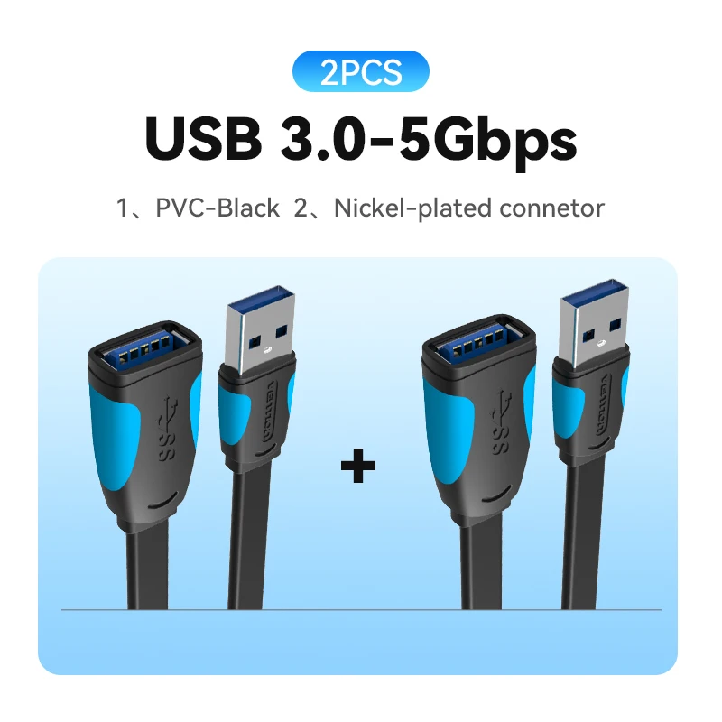 Vention High-Speed USB Extension Cable