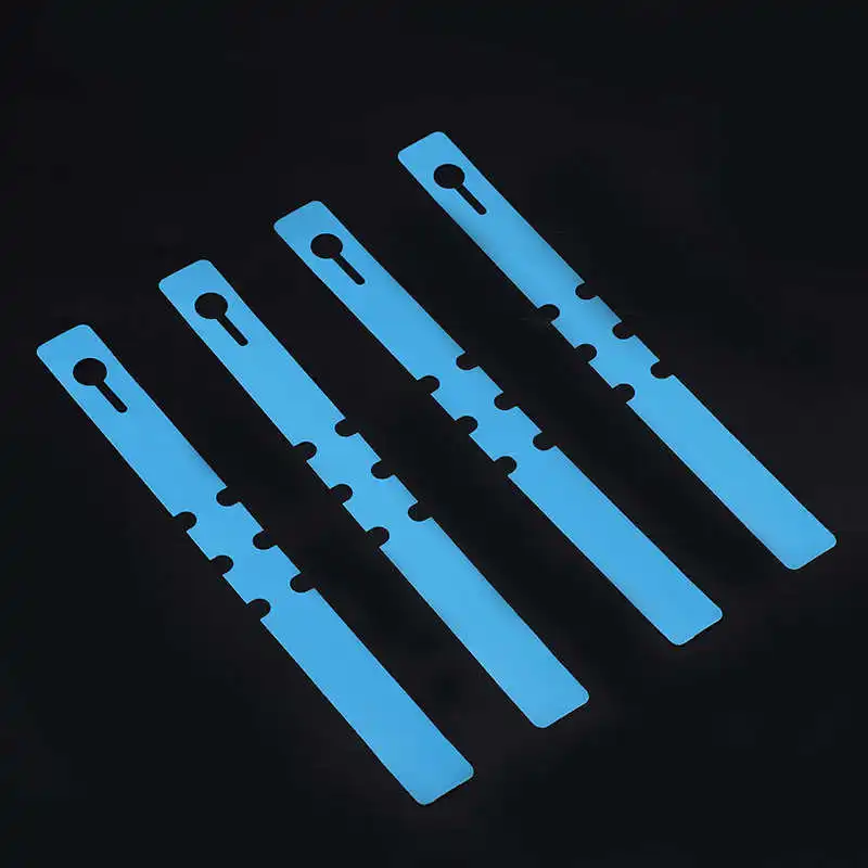 100pcs Plastic Nursery Garden Decor Stake Tags Plant Labels Lawn Ornament 21*2cm loop label 