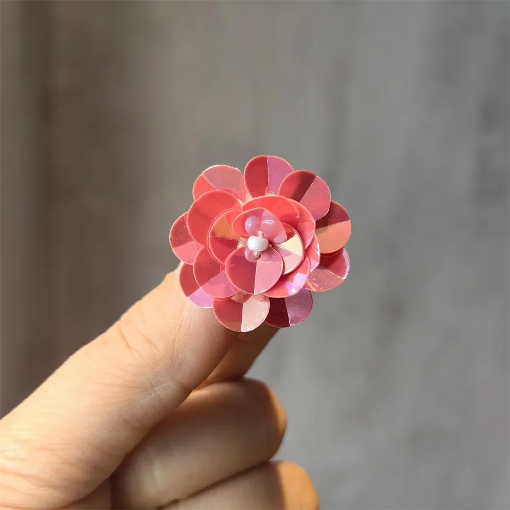 Bunte Schuh dekoration Clip Mode Turnschuhe Schnürsenkel Pailletten besetzte Blume Schnürsenkel Schnalle würzige Mädchen Schuh Charm Accessoires – Detail 6
