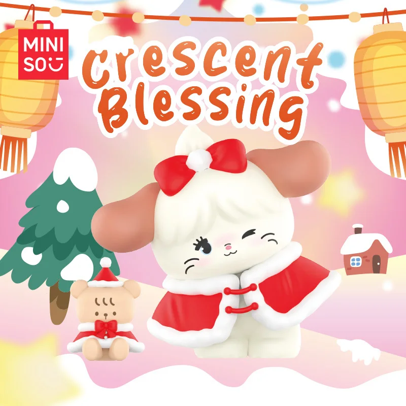 

Mikko New Moon Blessing Series Blind Box Kawayi Mini Figure Pvc Model Toys Guessing Bag Collection Decoration Surprise Gift