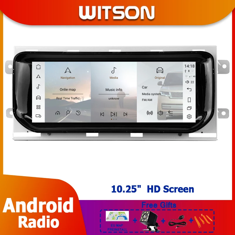 

Автомагнитола 10,25 дюйма, стерео устройство Bosch Harmon для Range Rover Sport 2013-2020, меню «Keep Factory», CarPlay, автомобильный мультимедийный плеер