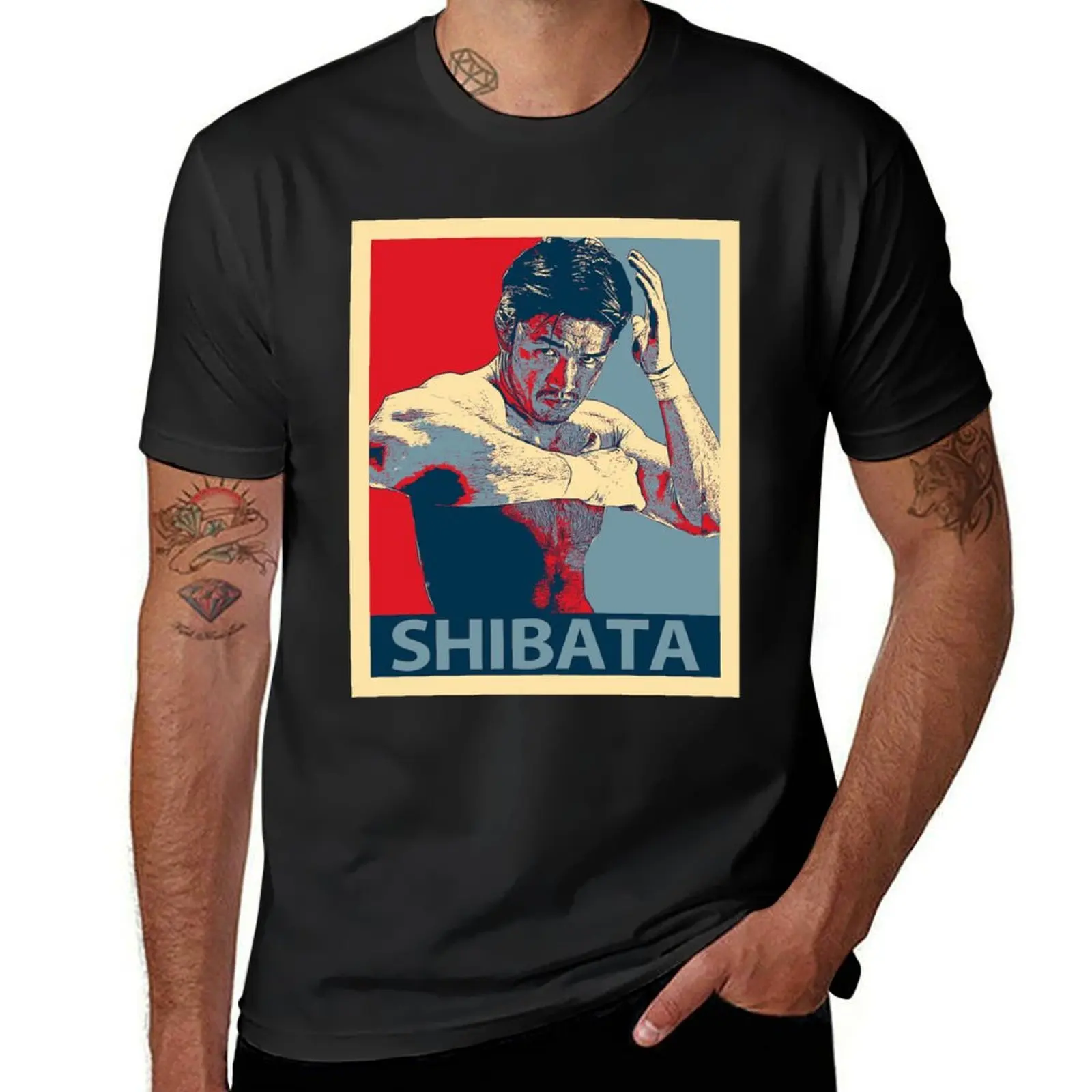 

Katsuyori Shibata T-Shirt tops sweat mens graphic t-shirts anime