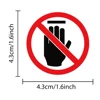 62pcs Funny Warning Stickers Danger Banning Sign Viny DIY Decal Car Scooter Motorcycle Suitcase Violation Sticker Classic Toy 3