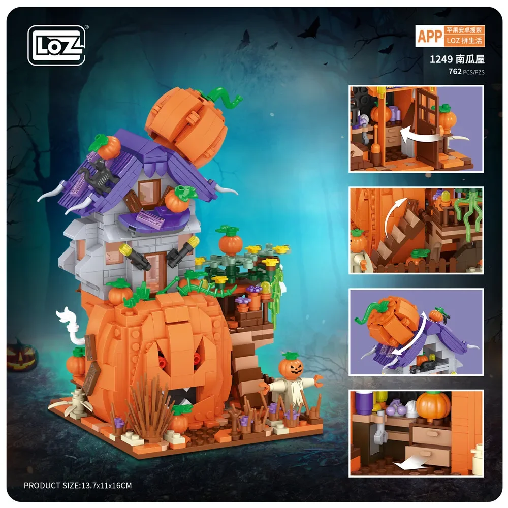 1134 1233 1249 LOZ mini Blocks Teens Building Bricks Boys Toys Halloween Puzzle Holiday Women Men Gift Home Decorations building block toys,building block toy