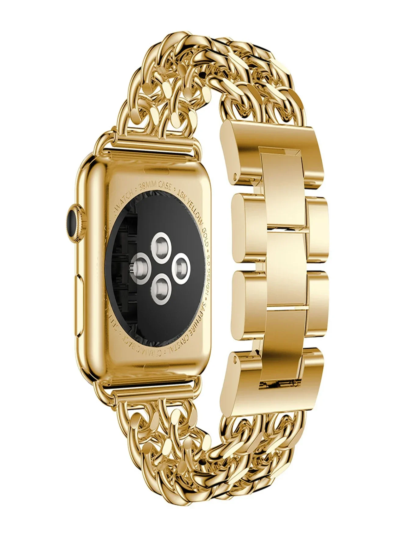 Double Row Stainless Steel For iWatch Band 42/44/45/49mm 38/40/41mm For iWatch Series Ultra Se 8/7/6/5/4/3/2/1_voghion.com