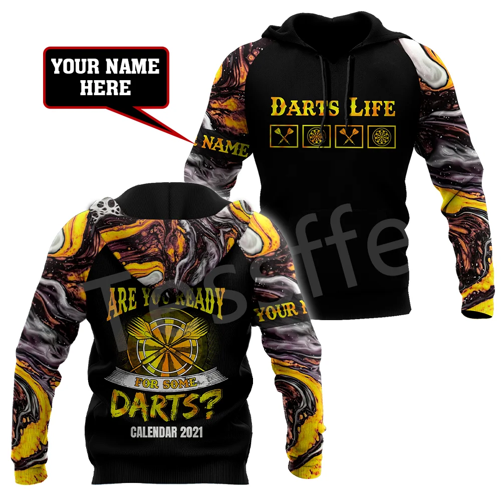 Tessffel NewFashion Sports Darts Beer Club Games Harajuku Tracksuit Men/Women Sweatshirts Zip Hoodies Casual Unisex Pullover X19 mens designer hoodies